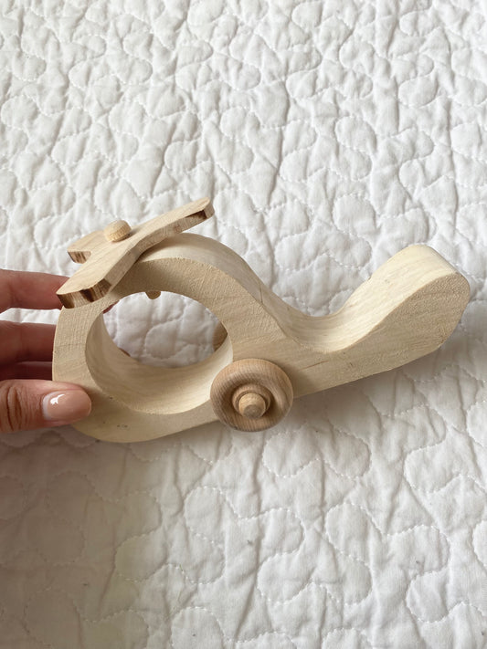 Wood Helicopter
