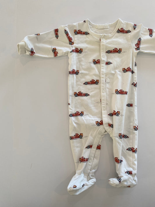 Petit Lem Race car Jammies 6mo