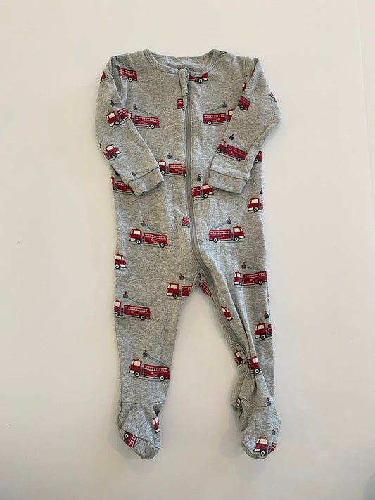 Petit Lem Firetruck Jammies 9 mo