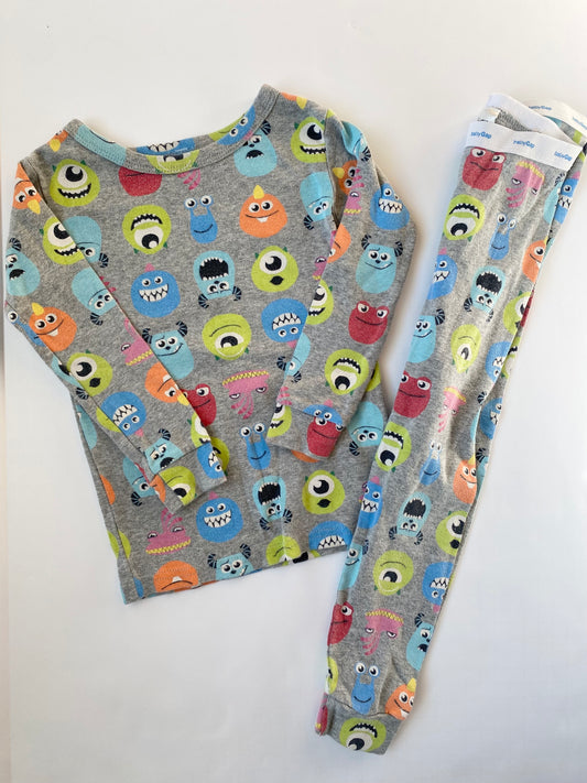 Gap x Disney Monsters Inc Pajamas 3 years