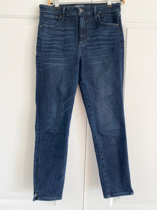 Abercrombie simone high rise ankle denim size 29