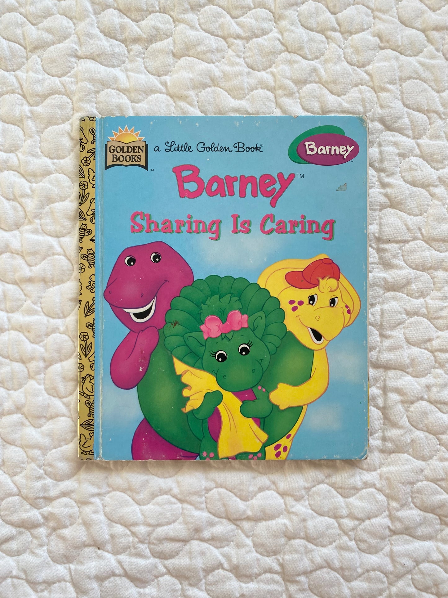 Vintage Golden Books Barney Sharing is Caring